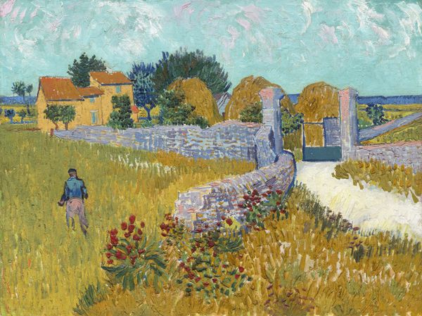Farmhouse in Provence by Vincent van Gogh 1888 Dutch Post-Impressionist painting oil on canvas Van Gogh