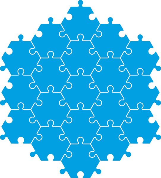 الگوی پازل هشت ضلعی Backgriound شطرنجی قطعه قطعه تصویر زمینه قالب ارائه بنر بنر