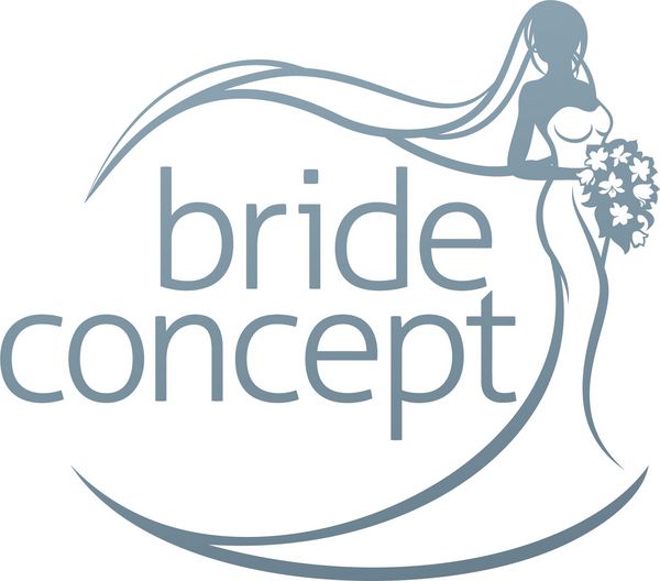 مفهوم خلاق عروسی طراحی عروس در silhouette در یک لباس عروس لباس سفید برگزاری دسته گل گل