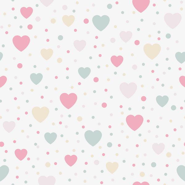 Seamless background hearts Great for baby birthday baby shower celebration greeting and invitation card Mother