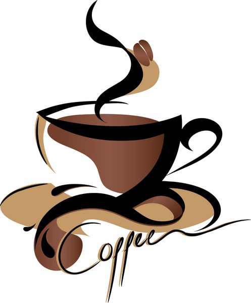 علامت قهوه همچنین نسخه JPEG از این تصویر بدون متن موجود است