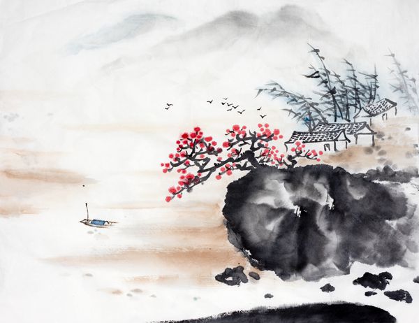 نقاشی چشم انداز چینی