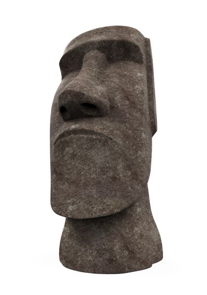 مجسمه Moai جدا رندر 3D
