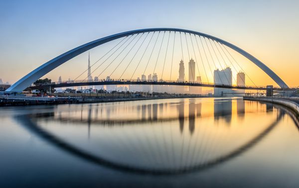 دبی کانال افقی آسمان دبی امارات متحده عربی 2 دسامبر 2016