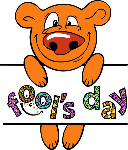 cute little cartoon style animal mouse with text fool