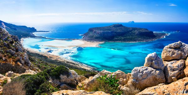مناظر شگفت انگیز جزایر یونان جزیره بالس در جزیره کرت