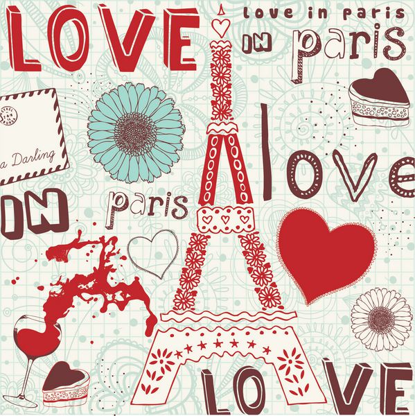 عشق پس زمینه در پاریس