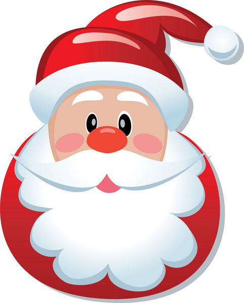 vector christmas illustration of santa claus winter holiday cartoon with santa