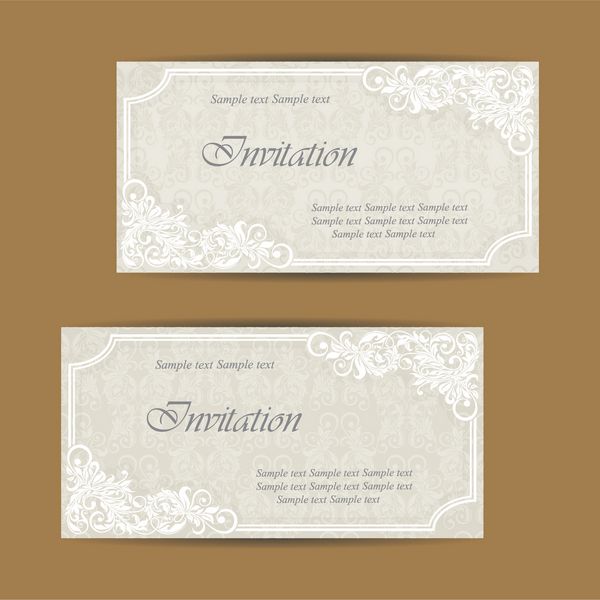 دعوت نامه قالب ظریف با عناصر گل مناسب برای عروسی عروسی کارت تولد