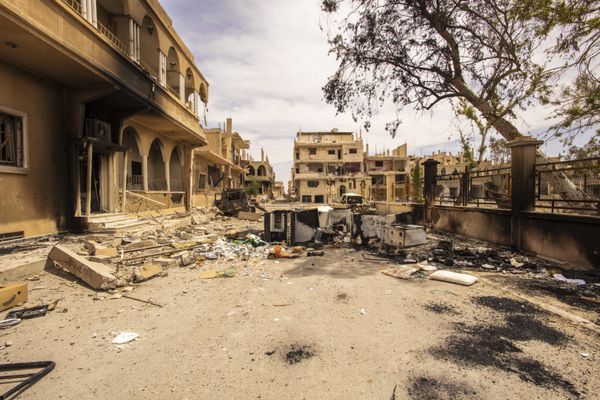 شهر در نزدیکی پالمیرا در سوریه