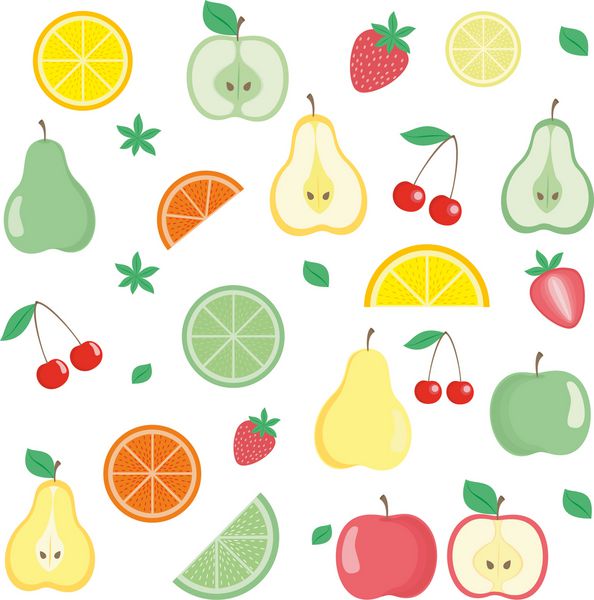 انواع توت ها و میوه های رنگی مشاهده در بخش و در کامل