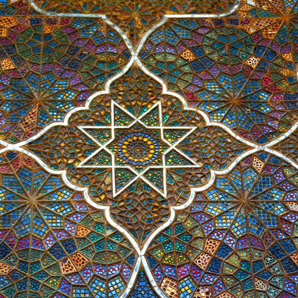 در ایران بافت انتزاعی معماری مذهبی مسجد سقف تاریخ ایران