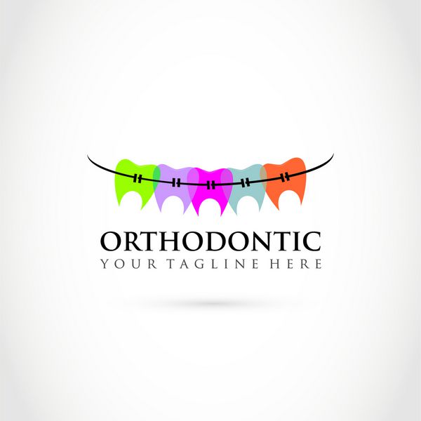 الگو Logo Orthodontic تصویر برداری EPS 10