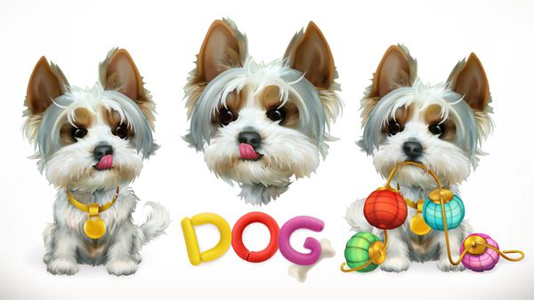 سگ حیوانات در زودیاک چینی تقویم چینی تقویم 3D آیکون