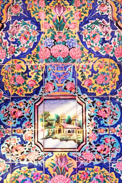 جزئیات کاشی در شیراز ایران