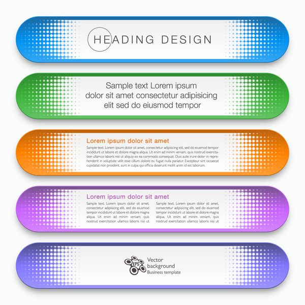 طراحی بنر و طراحی وب Infographics
