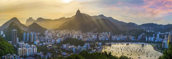پانوراما از مناظر ریودوژانیرو برزیل