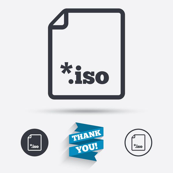 آیکون فایل ISO دانلود درایو مجازی فایل