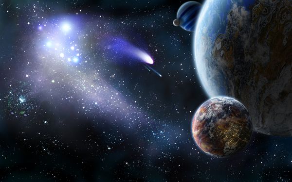حمله ستاره های دنباله دار از فضا