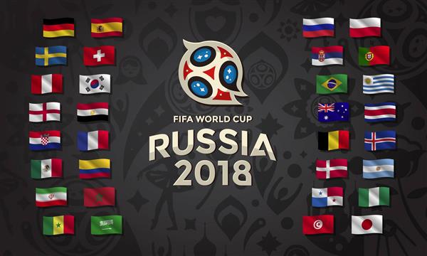 تصویر تیمهای حاضر در جام جهانی روسیه 2018