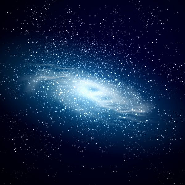 تصویر کهکشان فضایی است