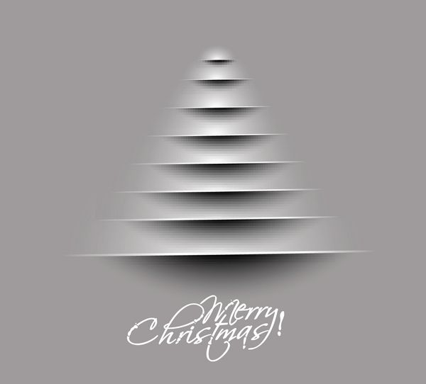 درخت کریسمس طراحی تصویر برداری