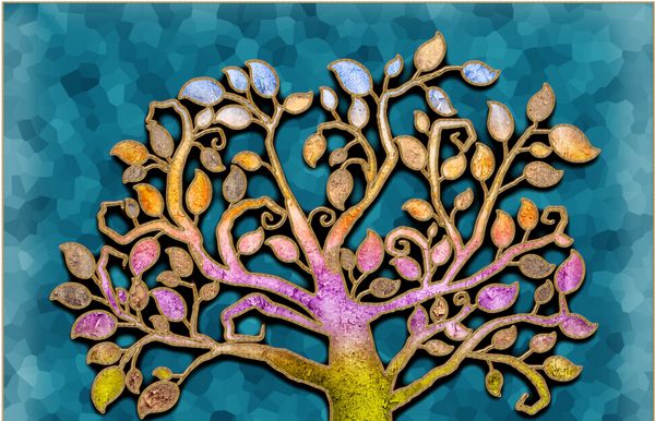 درخت شادی عناصر رندر 3D