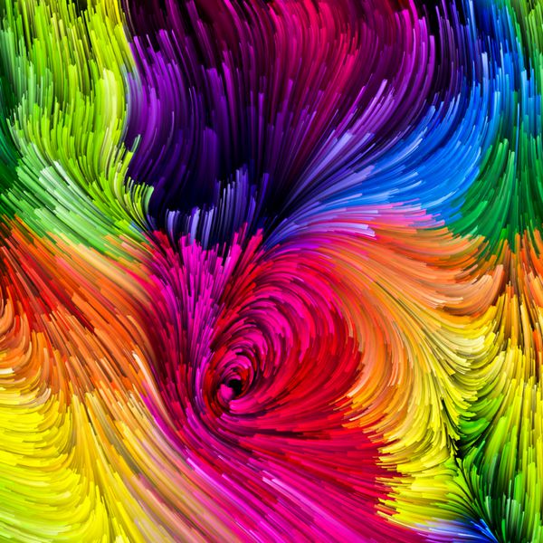 سری رنگ In Motion ترکیب الگوی رنگ مایع برای پروژه های طراحی خلاقیت و تخیل برای استفاده به عنوان تصویر زمینه برای صفحه نمایش و دستگاه