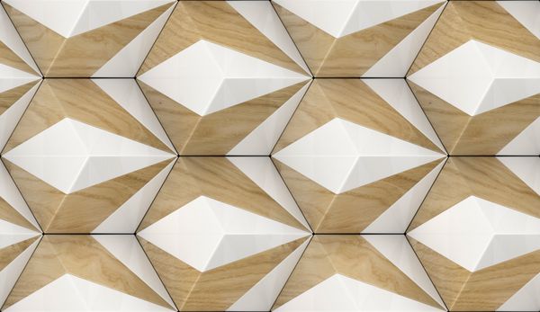 کاشی های سه بعدی کائوچو با عناصر سنگی سفید بلوط چوب مواد بافت با وضوح بدون درز واقعی برای دیوار وب کف