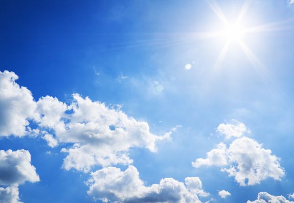 عکس آسمان آفتابی زیبا