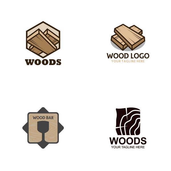 لوگو طراحی چوب