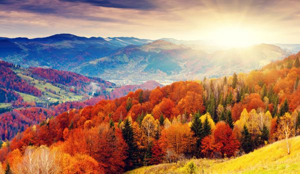 عکس خفن عکس طلوع پاییزی