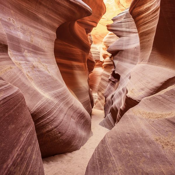 مشاهده در Antilope Canyon معروف ایالات متحده آمریکا