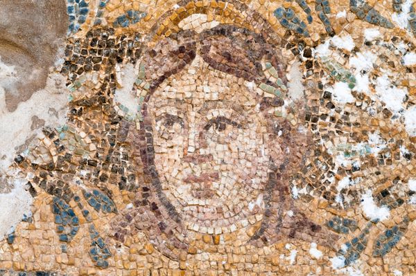 موزاییک هیدز در حمام رومی ها در سالامینس قبرس
