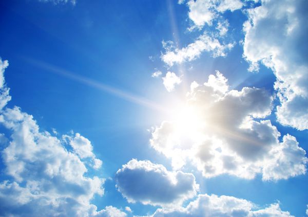 عکس آسمان ابری غمگین