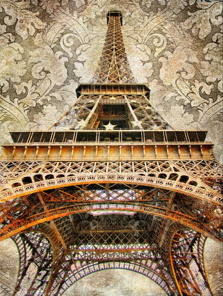 جزئیات پاریس تصویر تزیین هنری تزئینی