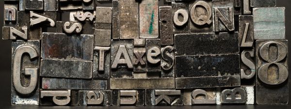 تایپوگرافی مستهلک متن تایپ نامه های مالیاتی