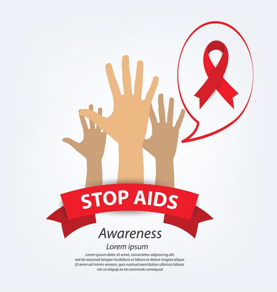 توقف نشانه ایدز عینک آفتاب تصویر برداری