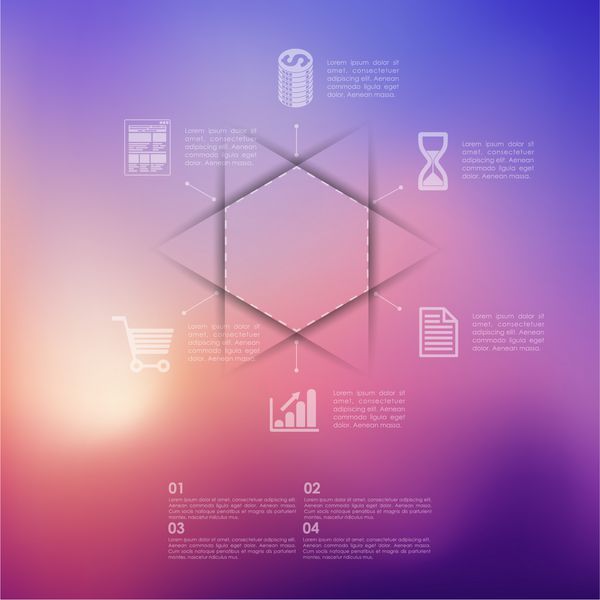 کسب و کار infographic با پس زمینه نامشخص