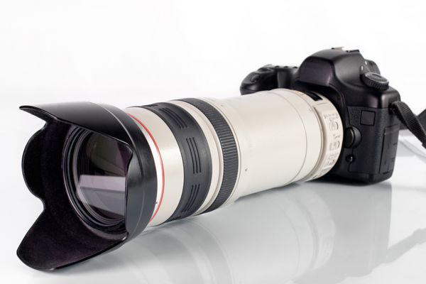 دوربین عکاسی دیجیتال حرفه ای با لنزهای تله