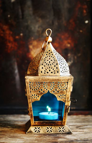 فانوس عربی طلایی