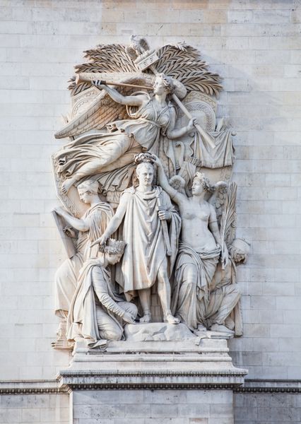 Arc de Triomphe پاریس قله پیروزی