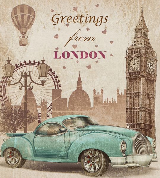 کارت تبریک توریستی لندن
