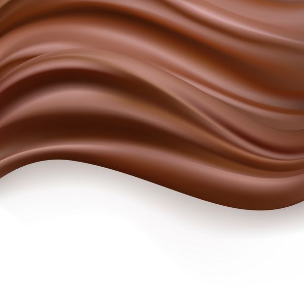 شکلات خامه ای بر روی زمینه سفید طراحی قالب شیرین پس زمینه قالب کرم شکلاتی تیره کرم موجدار سفید شطرنجی