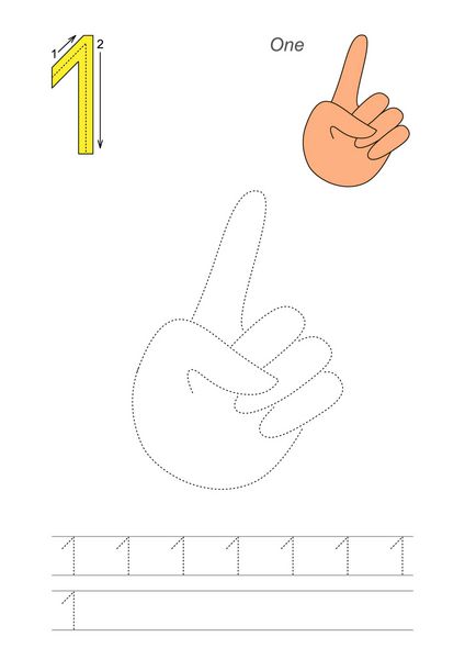 ورزش بردار تصاویر نشان داده شده است یادگیری دست خط صفحه قابل ردیابی است آموزش و پرورش و بازی ورق ردیابی برای شکل 1