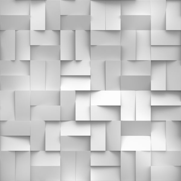 رندر 3D بلوک بلوک های دیجیتال پس زمینه هندسی انتزاعی بافت بدون درز