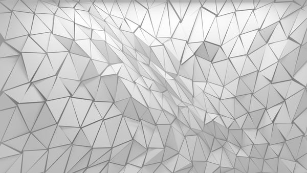چکیده مثلث سه گوشه 3D بافت کاغذ سفیدی خرد شده