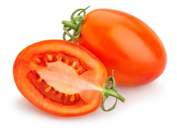 گوجه فرنگی آلو جدا شده جدا شده است