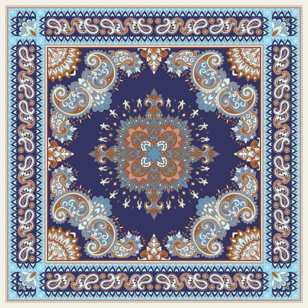 نسخه چاپی Paisley Bandana