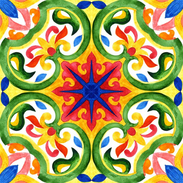 کاشی های پرتغالی azulejo الگوهای بدون درز سبز زرق و برق دار برای کاغذ دیواری کاغذ دیواری موارد برای گوشی های هوشمند پس زمینه وب چاپ بافت سطح بالش حوله پارچه کتانی کیف تی شرت